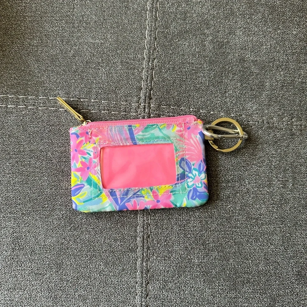 Lilly Pulitzer ID Card Holder with Keyring - Picture 1 of 2
